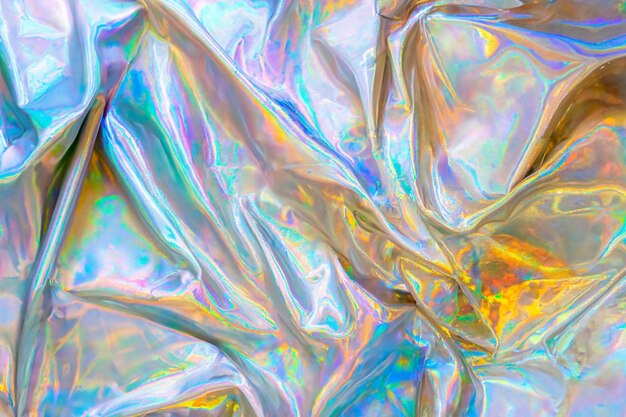 iridescent holographic mermaid foil texture a futuristic background