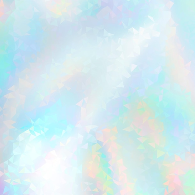 Iridescent polygon background