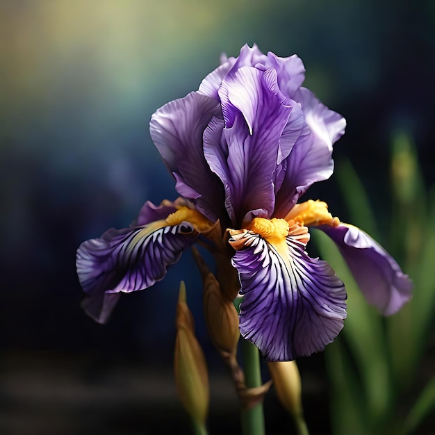 iris flower generated by AI