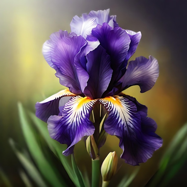 iris flower generated by AI