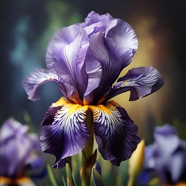 iris flower generated by AI