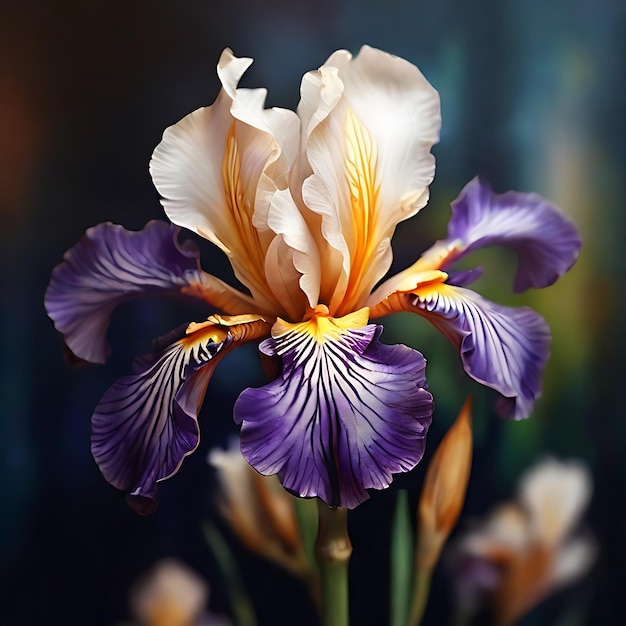 iris flower generated by AI