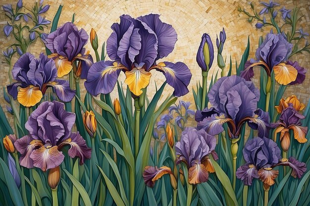 Photo iris tapestry