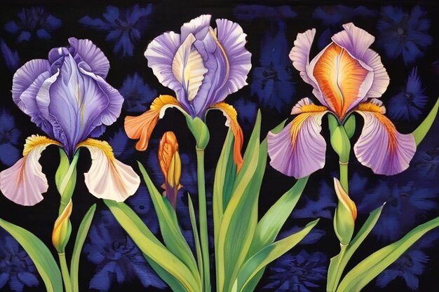 Iris Tapestry