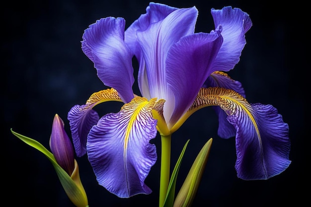 Photo iris whispers of enchantment