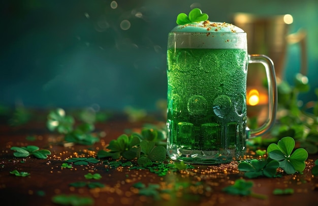 irish beer and sugary shamrock shaped shindig