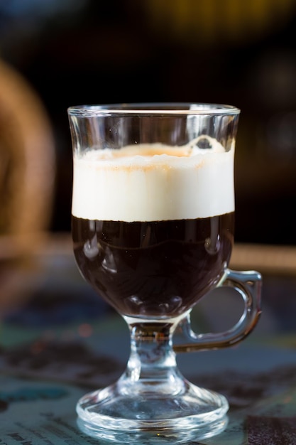 Irish coffee glass