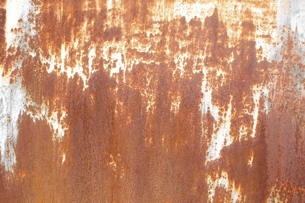 Photo iron colored and rusty texture shabby metal surface in full screen