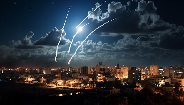 Premium Photo | Iron dome over israel