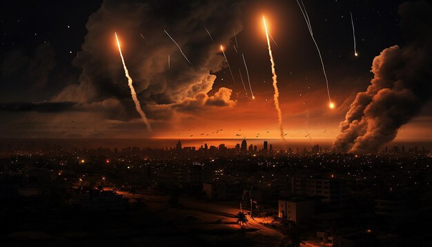 Foto cupola di ferro su israele