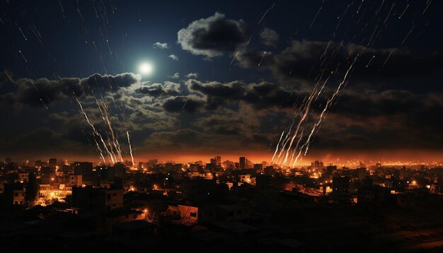 Foto cupola di ferro su israele