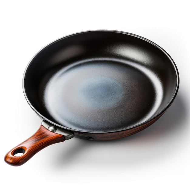 Iron frying pan Isolated on white background