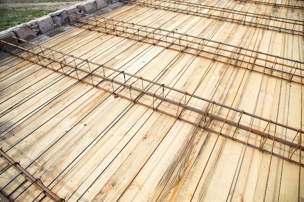 Iron patterns in roof