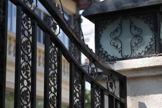 Iron railing