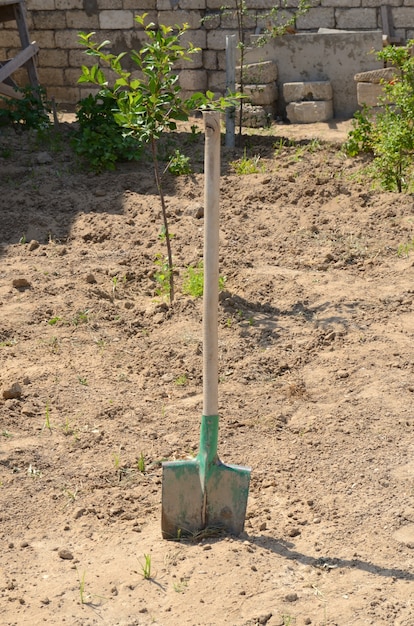 Photo iron shovel accessories for household and construction work