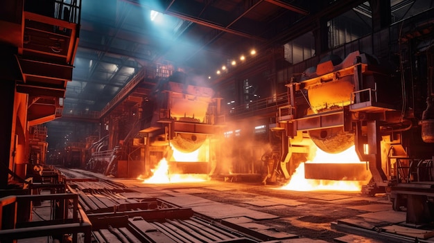 Iron and Steel making Factory