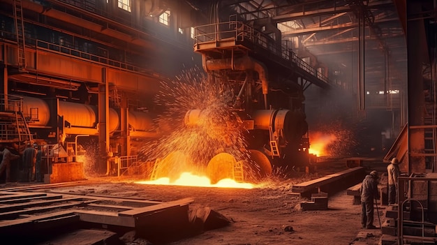 Iron and Steel making Factory