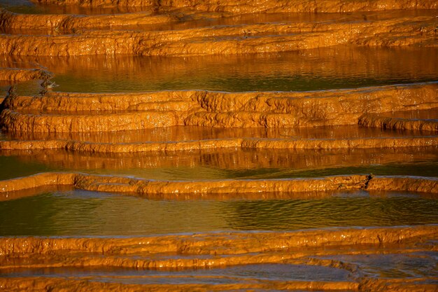 Iron Sulfate Patterns in the Waters of Rio Tinto