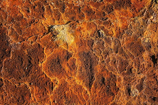 Iron Sulfate Patterns in the Waters of Rio Tinto