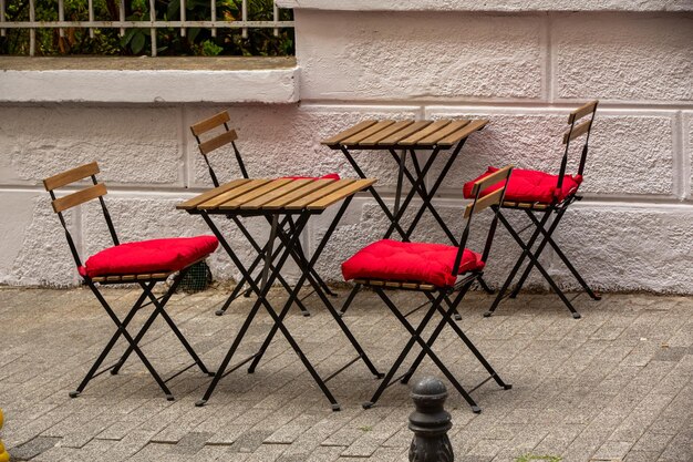 Iron table and chair