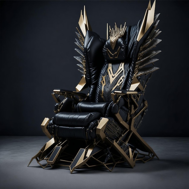 Premium AI Image Iron Throne Gaming chair