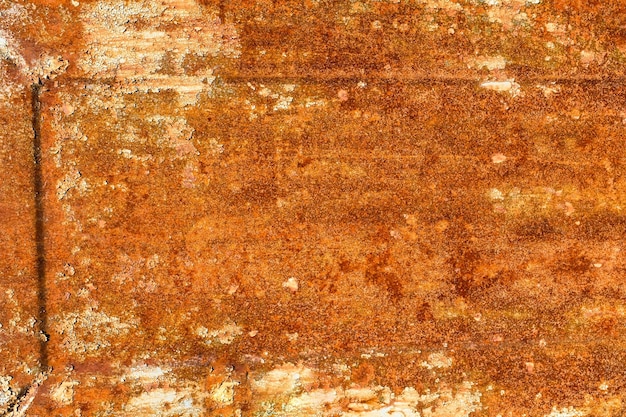 Iron wall with rust. grunge texture. background for the designer. corrosion of metal