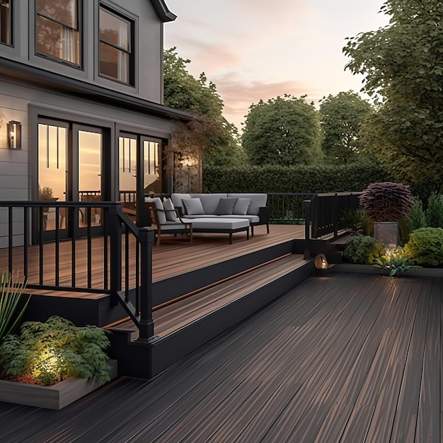 iron wood decking flooring