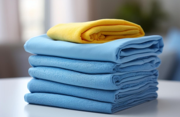 ironing laundry towels or