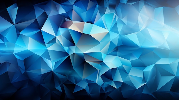 Irregular Polygons in Light and Dark Blue