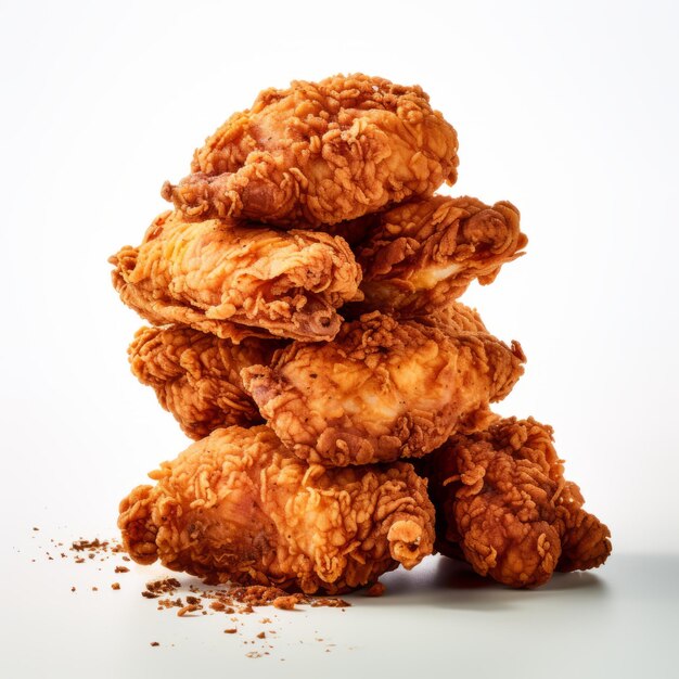 Irresistible Pile of Fried Chicken Crispy Delights Ready to Savor