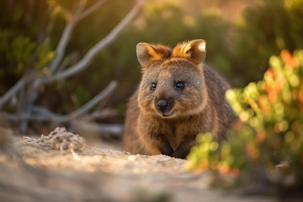 Irresistible Quokka on Rottnest Island