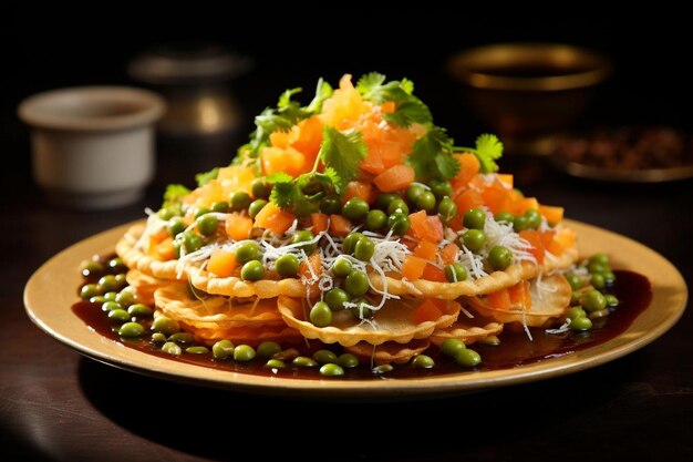 Irresistible Sev Papdi Chaat Indian Tasty Sev Btata Puri papdi chat picture
