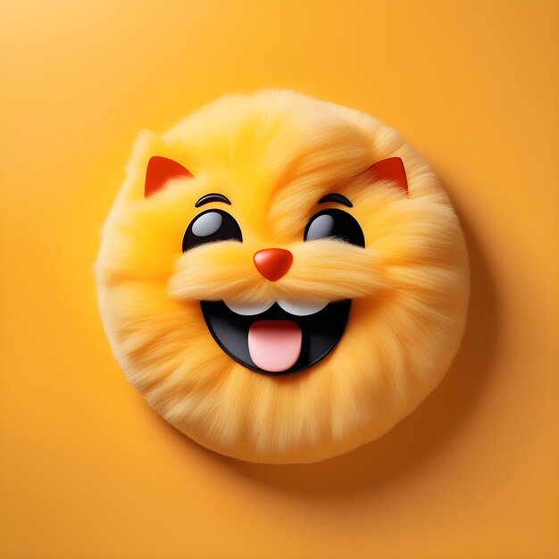 Irresistibly cute fluffy emoji heartwarming fluffy charming emoji happy amp playful emojic reaction