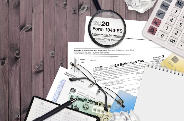 IRS form 1040-es Estimated tax for Individuals