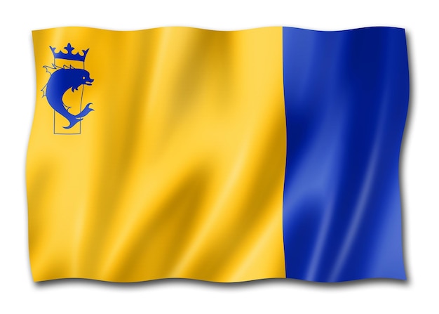 Isere County flag France