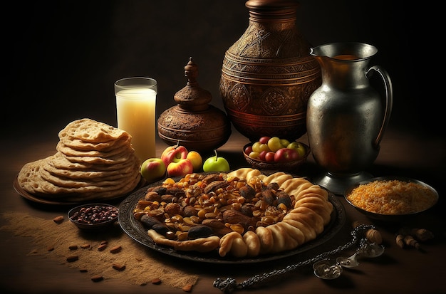 Исламская еда в Рамадан угощает генеративным ИИ