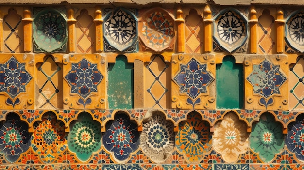 Islamic Arabian Architecture Ornaments by Generative AI