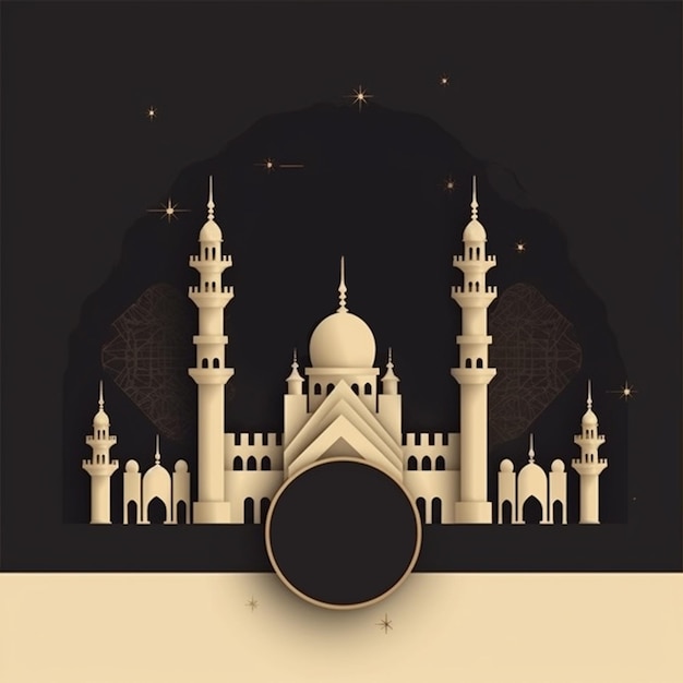 Islamic and Arabic Background for Muslim Community Festival