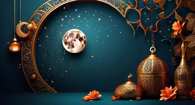 Islamic art wall paper for ramzan