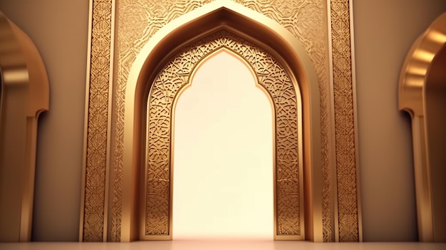 ラマダンイスラム建築スタイルのイスラムアートの壁紙