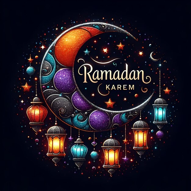 Foto scene d'arte islamica per il ramadan