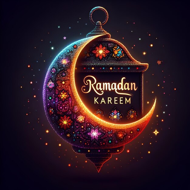 Foto scene d'arte islamica per il ramadan