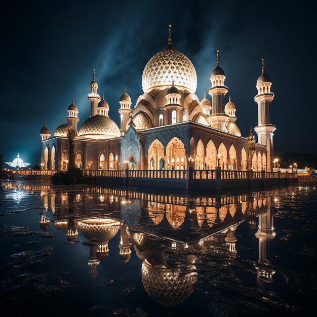 islamic background mosque pray