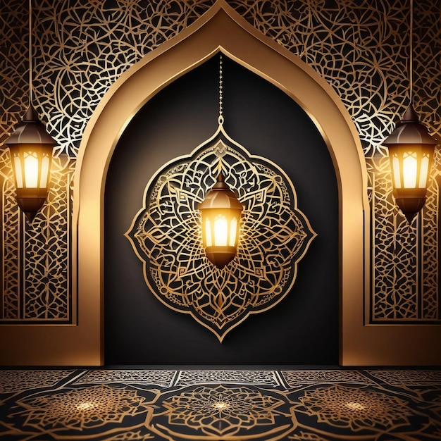 Islamic background social media banner