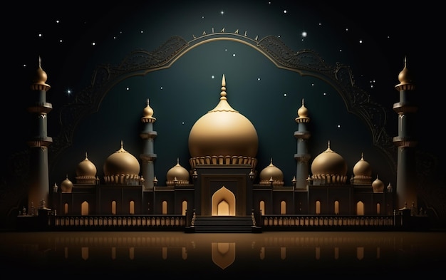 Islamic background suitable for Eid greetings Fitr Adha Muharram Ramadan