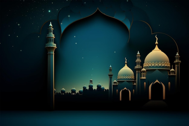 Islamic background suitable for Eid greetings Fitr Adha Muharram Ramadan