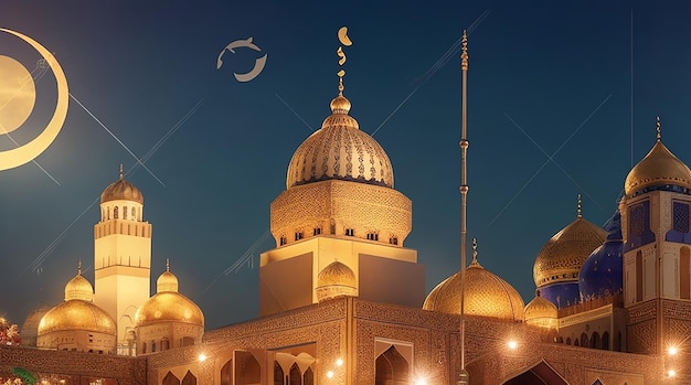 Islamic background suitable for Eid greetings Fitr Adha Muharram Ramadan