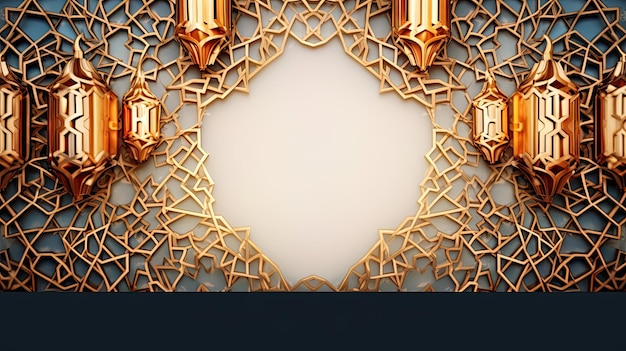 Islamic background with copy space