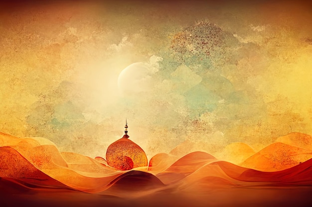 Islamic background with empty copy space good for a special event like Ramadan or Eid Al-Fitr