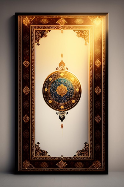 Islamic background with wallpaper